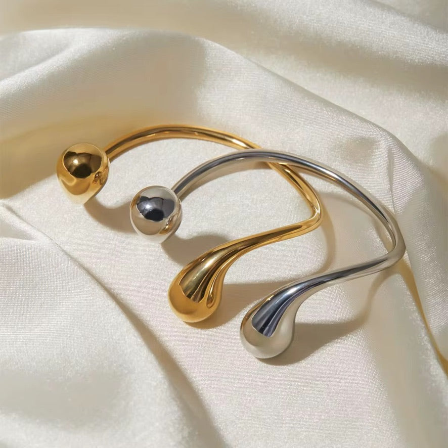 Bracciale Fluiditè - acciaio inossidabile - disponibile anche in gold