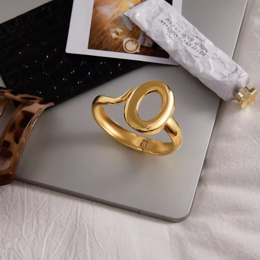 Bracciale Cabaret - acciaio inossidabile placcato oro 18k