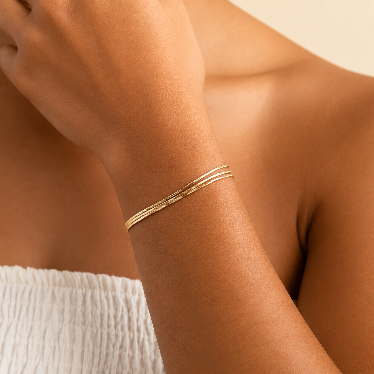 Bracciale Basic But Icon - acciaio inossidabile placcato oro 18k PVD