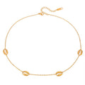 Collana Coquille - acciaio inossidabile placcato oro 18k PVD