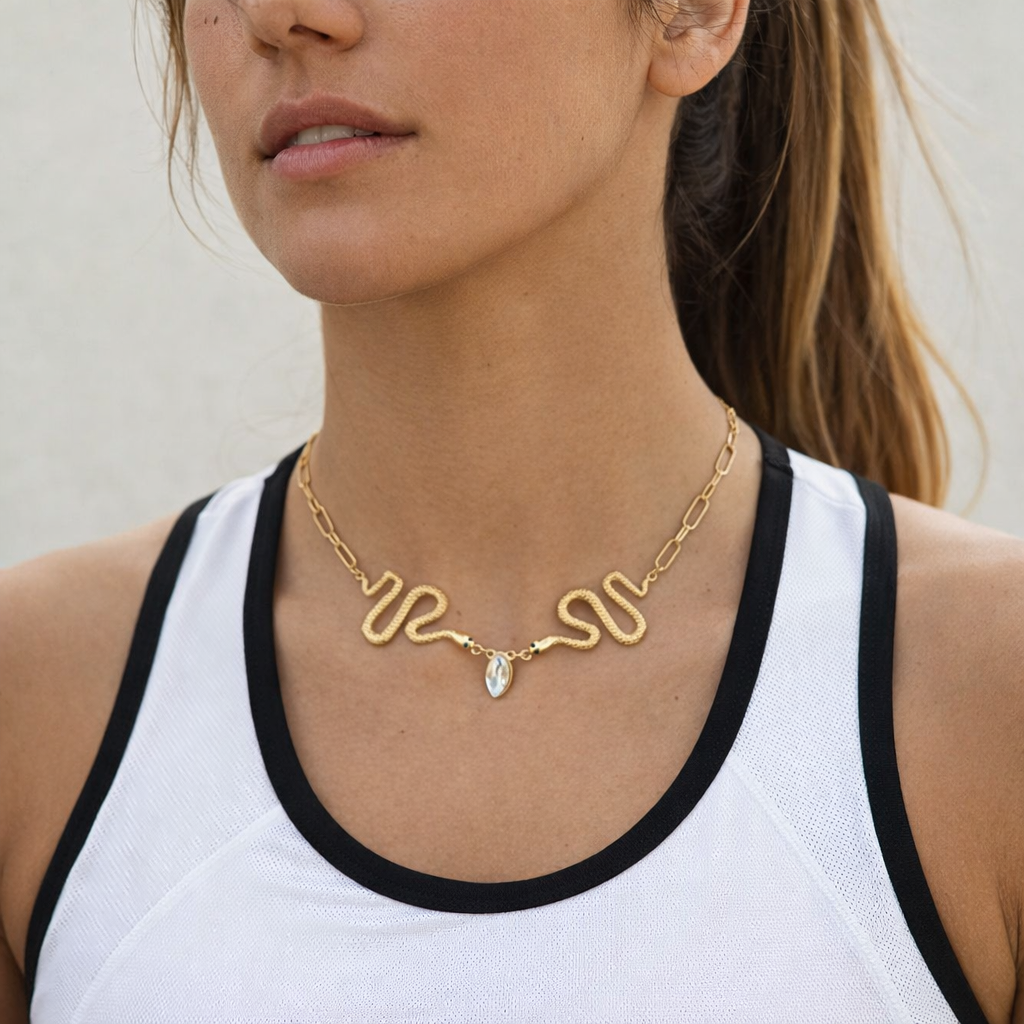 Collana Double snake