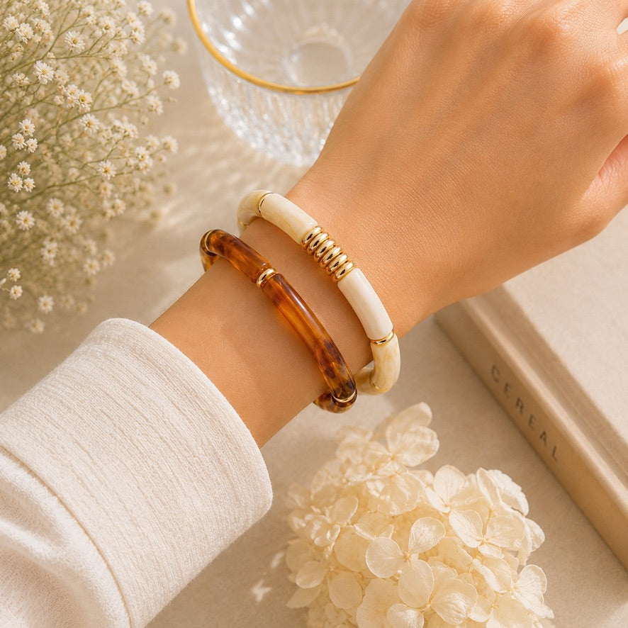 Bracciali Resin - Resina - set di due bracciali
