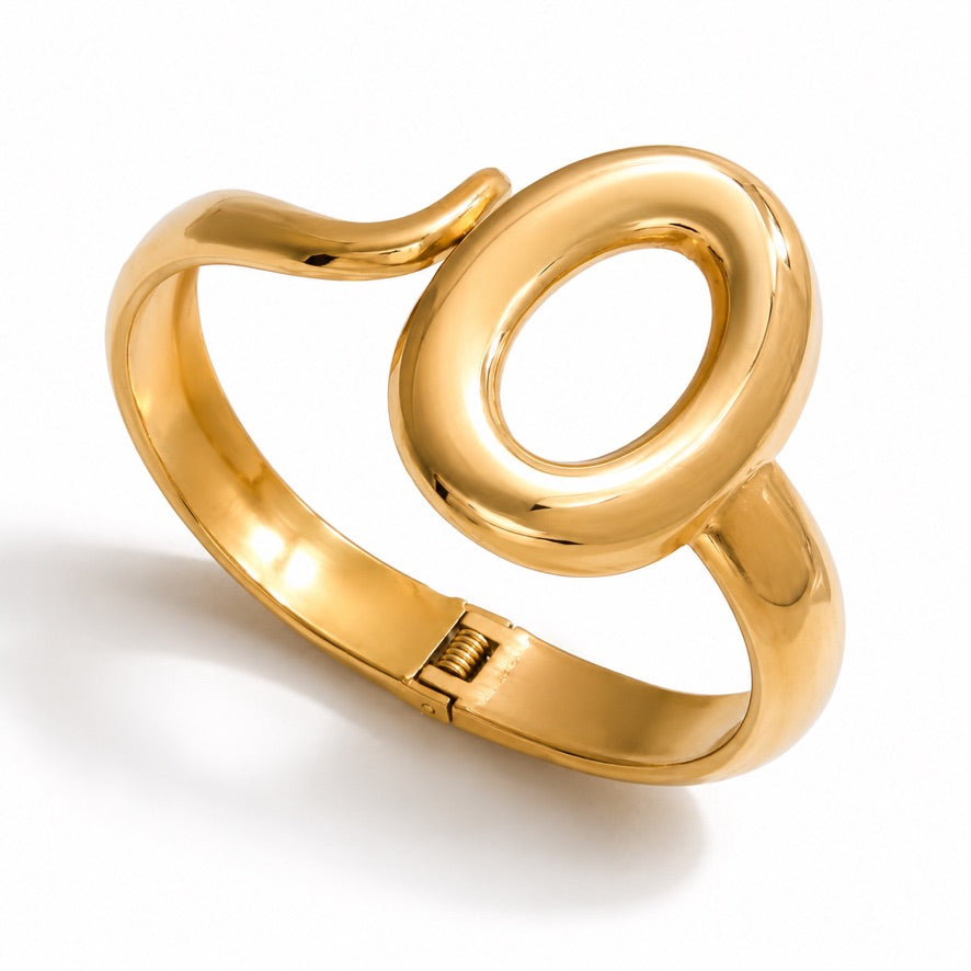 Bracciale Cabaret - acciaio inossidabile placcato oro 18k