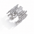Anello Bambù - acciaio inossidabile - regolabile