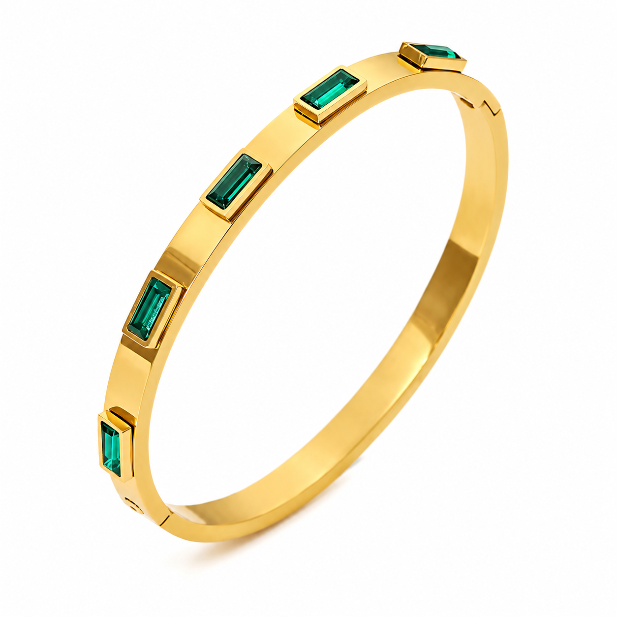 Bracciali Imperium - acciaio inossidabile placcato oro 18k PVD - zirconi - disponibile in diverse varianti