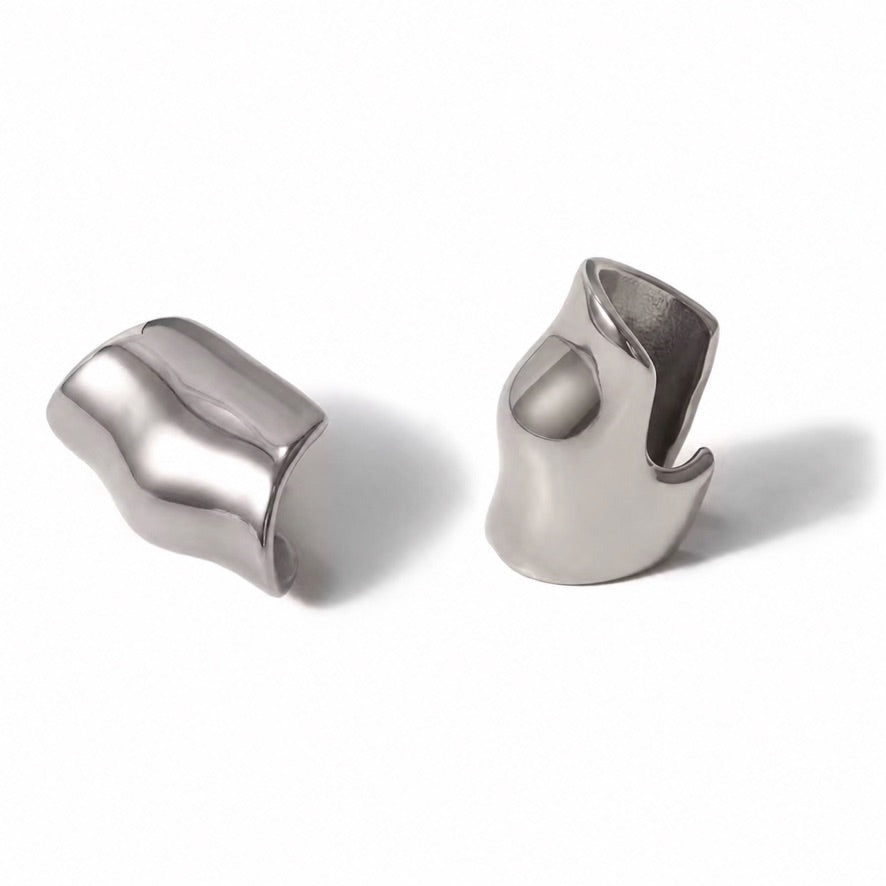 Earcuff Iconize - acciaio inossidabile - disponibile anche in gold