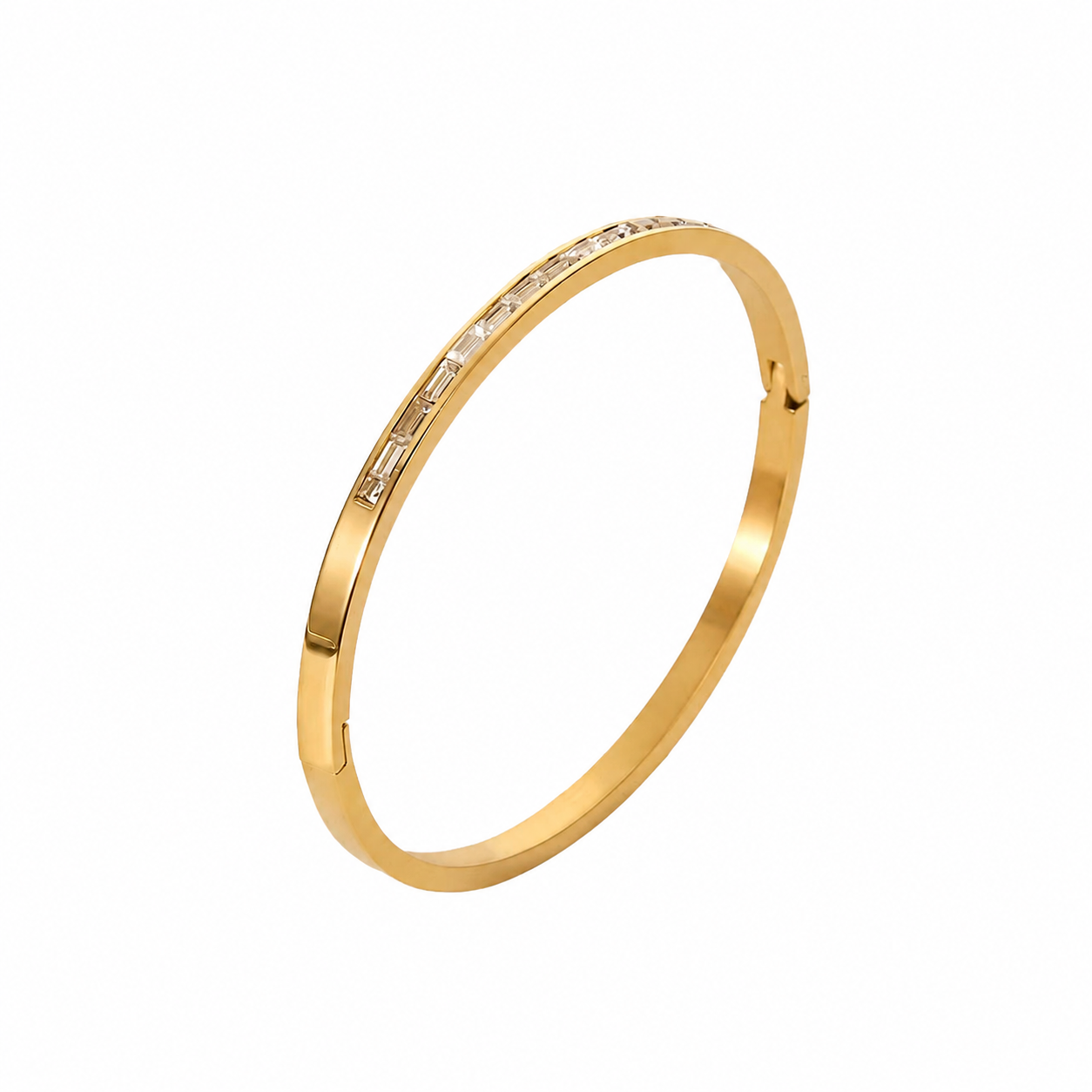 Bracciali Imperium - acciaio inossidabile placcato oro 18k PVD - zirconi - disponibile in diverse varianti