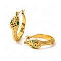 Orecchini Veleno - acciaio inossidabile placcati oro 18k PVD