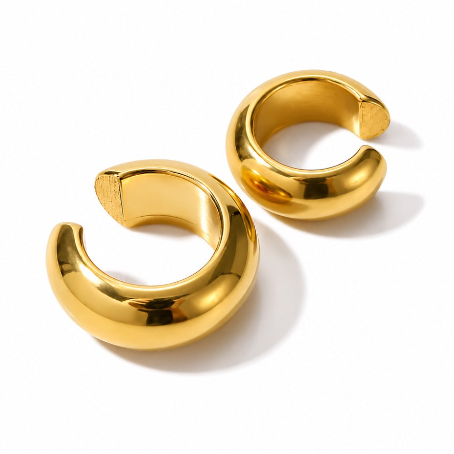 Earcuff Bunny - acciaio inossidabile placcato oro 18k PVD