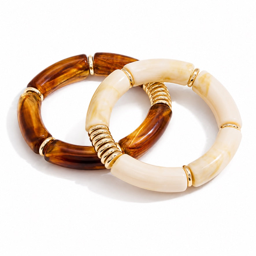 Bracciali Resin - Resina - set di due bracciali