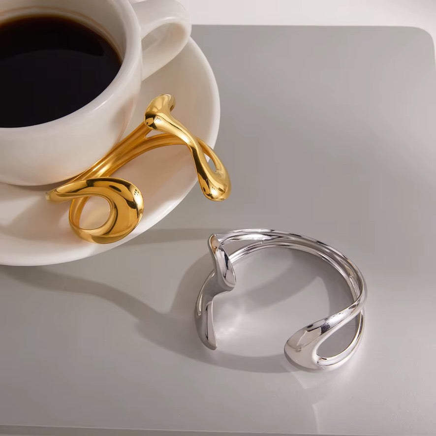 Bracciale Geometric - acciaio inossidabile - disponibile anche in gold