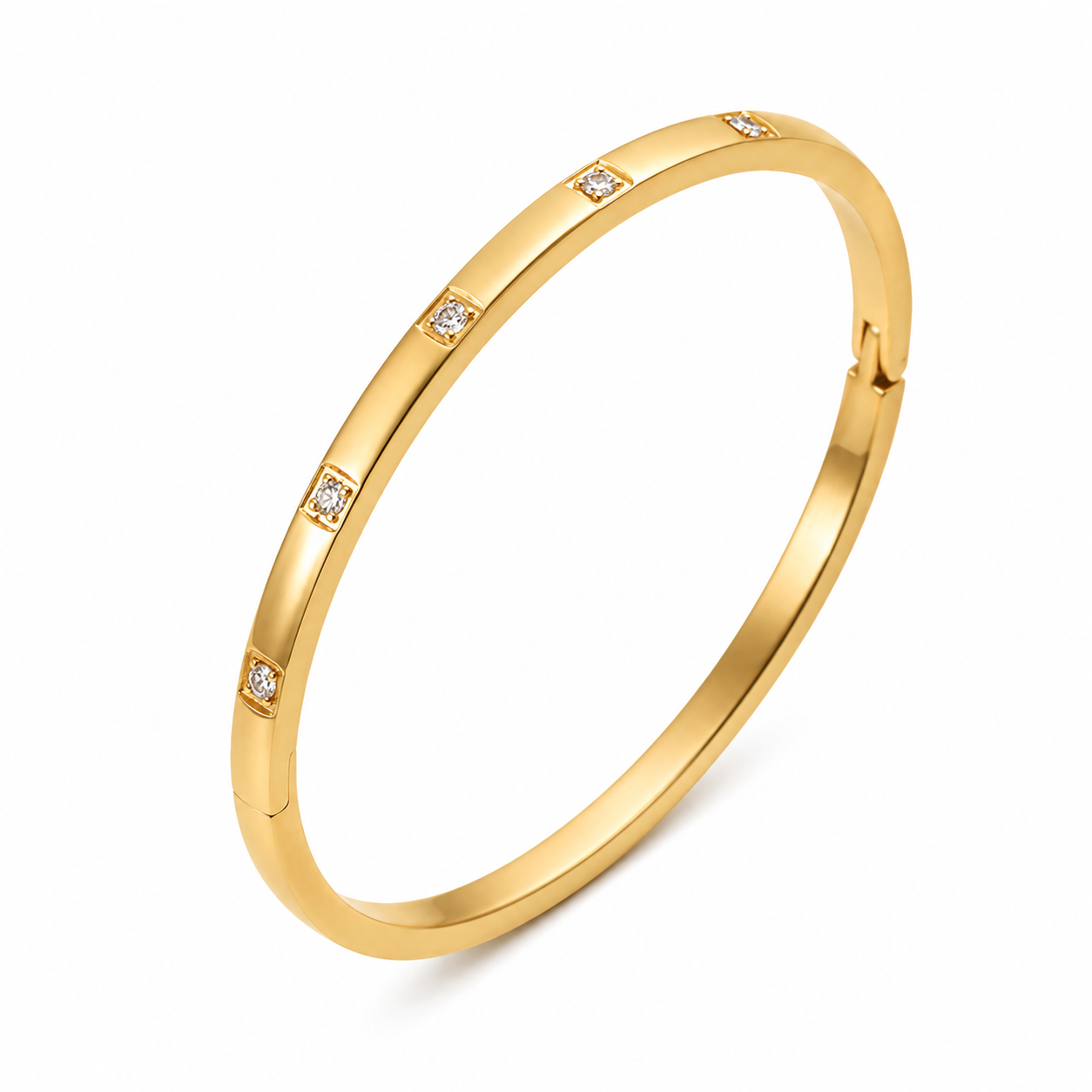 Bracciali Imperium - acciaio inossidabile placcato oro 18k PVD - zirconi - disponibile in diverse varianti