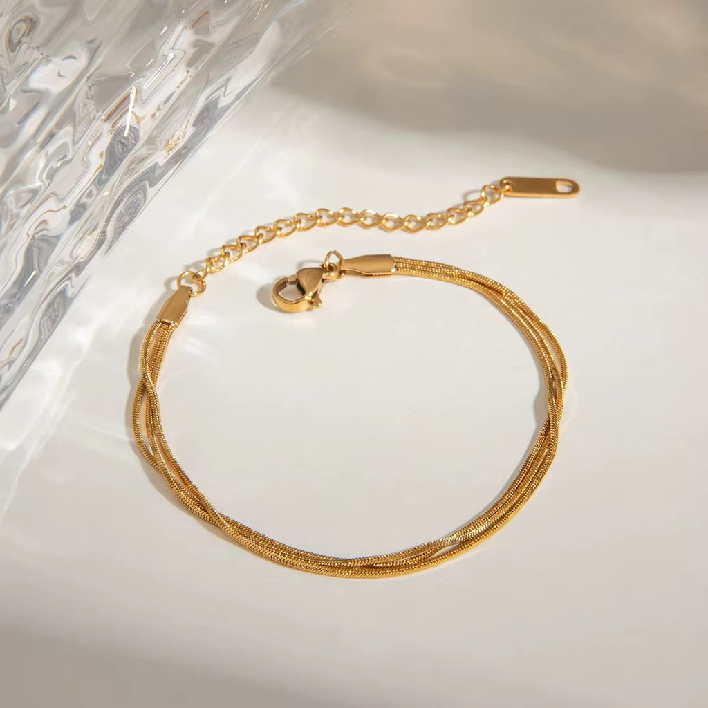 Bracciale Basic But Icon - acciaio inossidabile placcato oro 18k PVD